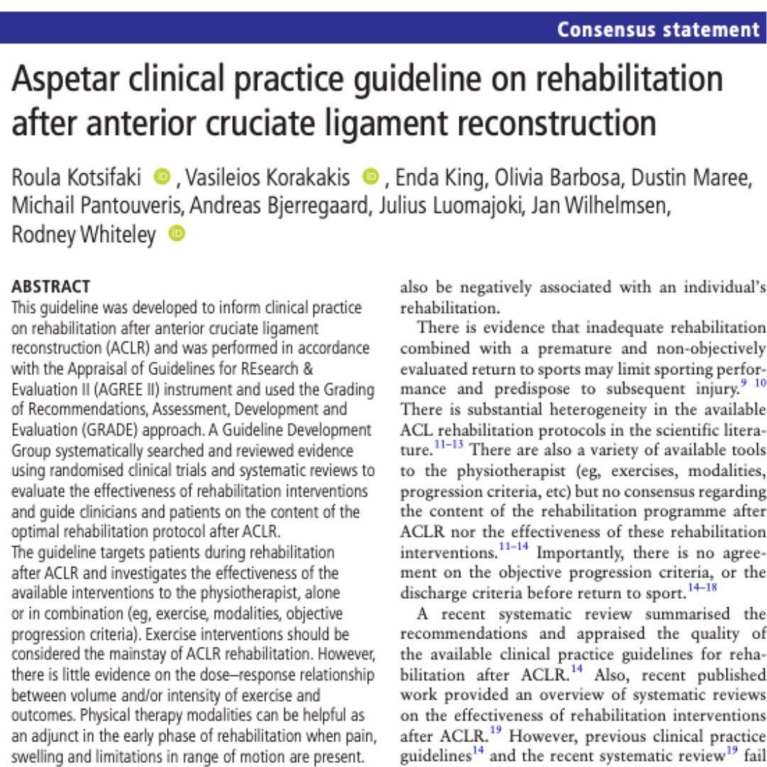 aspeter - Clinical Practice Guideline on rehabilitation ACLR 4 aspeter - Clinical Practice Guideline on rehabilitation ACLR 4