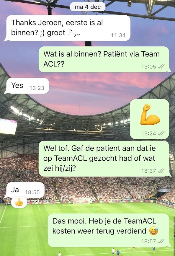 whatsapp conversatie